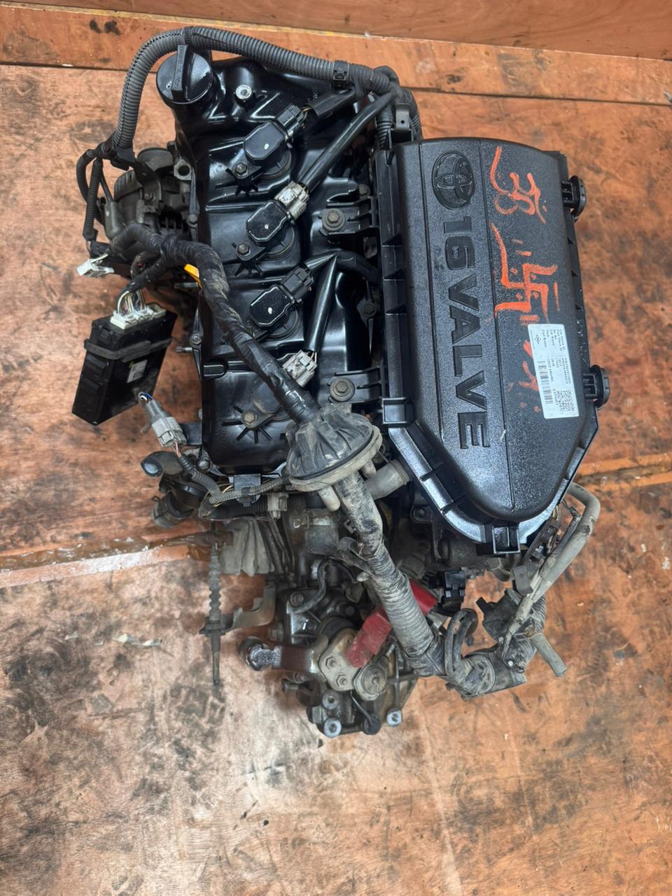 ［USED ENGINE］TOYOTA 2NRFE FF MT 2WD INDIA
