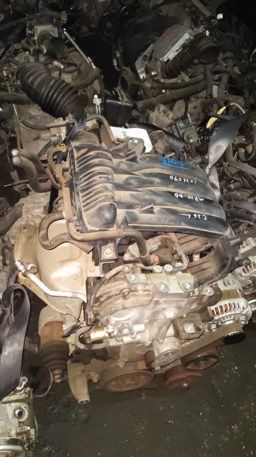［USED ENGINE］ NISSAN MR20DD FF AT 2WD 2SENSOR JAPAN
